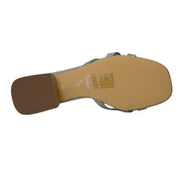 Thumbnail for MENBUR sandali donna mules glitter punta aperta 25277 0009 ARGENTO estate 2024