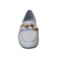 Thumbnail for CAFèNOIR scarpe donna mocassino tacco basso C1EG4111 W001 BIANCO estate 2024