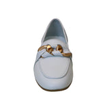 CAFèNOIR scarpe donna mocassino tacco basso C1EG4111 W001 BIANCO estate 2024