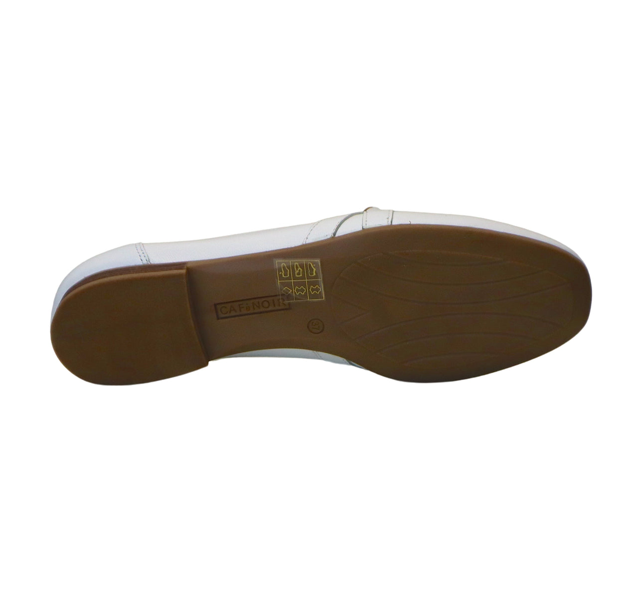 CAFèNOIR scarpe donna mocassino tacco basso C1EG4111 W001 BIANCO estate 2024