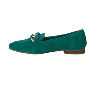 Thumbnail for CAFèNOIR scarpe donna mocassino tacco basso C1EG6111 G001 VERDE estate 2024