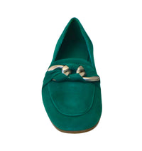 Thumbnail for CAFèNOIR scarpe donna mocassino tacco basso C1EG6111 G001 VERDE estate 2024