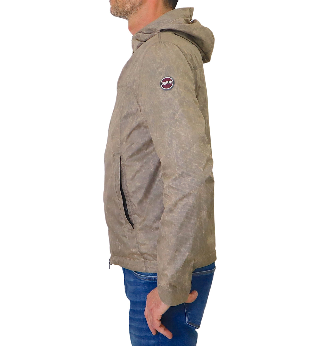 COLMAR giubbino uomo bomber 1874 3XW WAXED 673 BEIGE vintage estate 2024