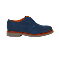 Thumbnail for FRAU scarpe uomo allacciate derby 35B5 129 SUEDE TR BLU estate 2024