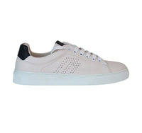 Thumbnail for FRAU scarpe sneaker uomo pelle 28M3 159 MOUSSE GOMMA BIANCO NERO estate 2024