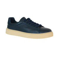 Thumbnail for FRAU scarpe sneaker uomo pelle lacci 28M0 155 MOUSSE GOMMA BLU estate 2024