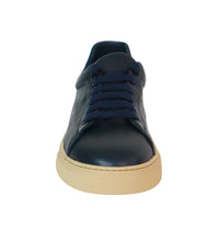 Thumbnail for FRAU scarpe sneaker uomo pelle lacci 28M0 155 MOUSSE GOMMA BLU estate 2024