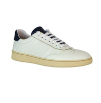 Thumbnail for FRAU scarpe sneaker uomo pelle lacci 24R1 149 EAGLE GOMMA PANNA BLU estate 2024