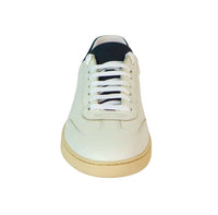 Thumbnail for FRAU scarpe sneaker uomo pelle lacci 24R1 149 EAGLE GOMMA PANNA BLU estate 2024