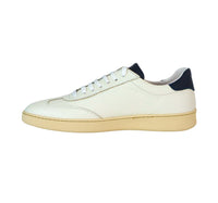 Thumbnail for FRAU scarpe sneaker uomo pelle lacci 24R1 149 EAGLE GOMMA PANNA BLU estate 2024