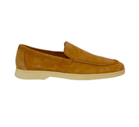 Thumbnail for FRAU scarpe uomo mocassino slip on 32B0 135 COCCO DAINO GOMMA BEIGE estate 2024