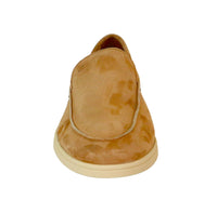 Thumbnail for FRAU scarpe uomo mocassino slip on 32B0 135 COCCO DAINO GOMMA BEIGE estate 2024