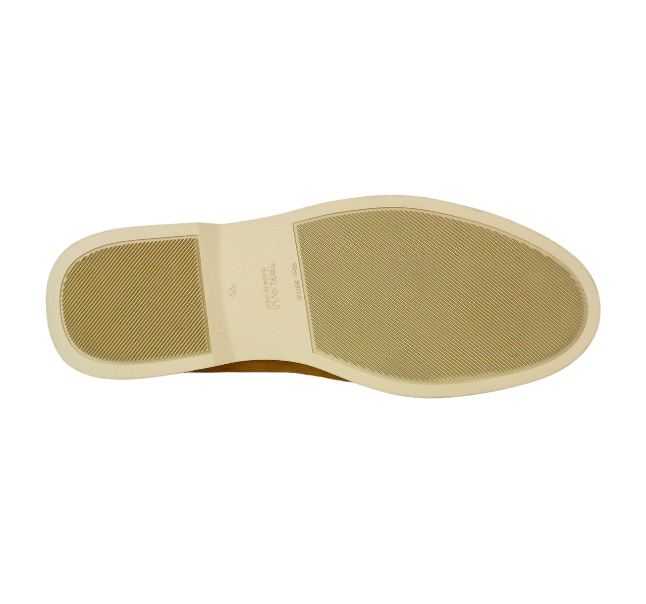 FRAU scarpe uomo mocassino slip on 32B0 135 COCCO DAINO GOMMA BEIGE estate 2024