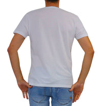 Thumbnail for SHOCKLY t-shirt uomo girocollo cotone TS STRIPE 4T6001 WHITE BIANCO estate 2026