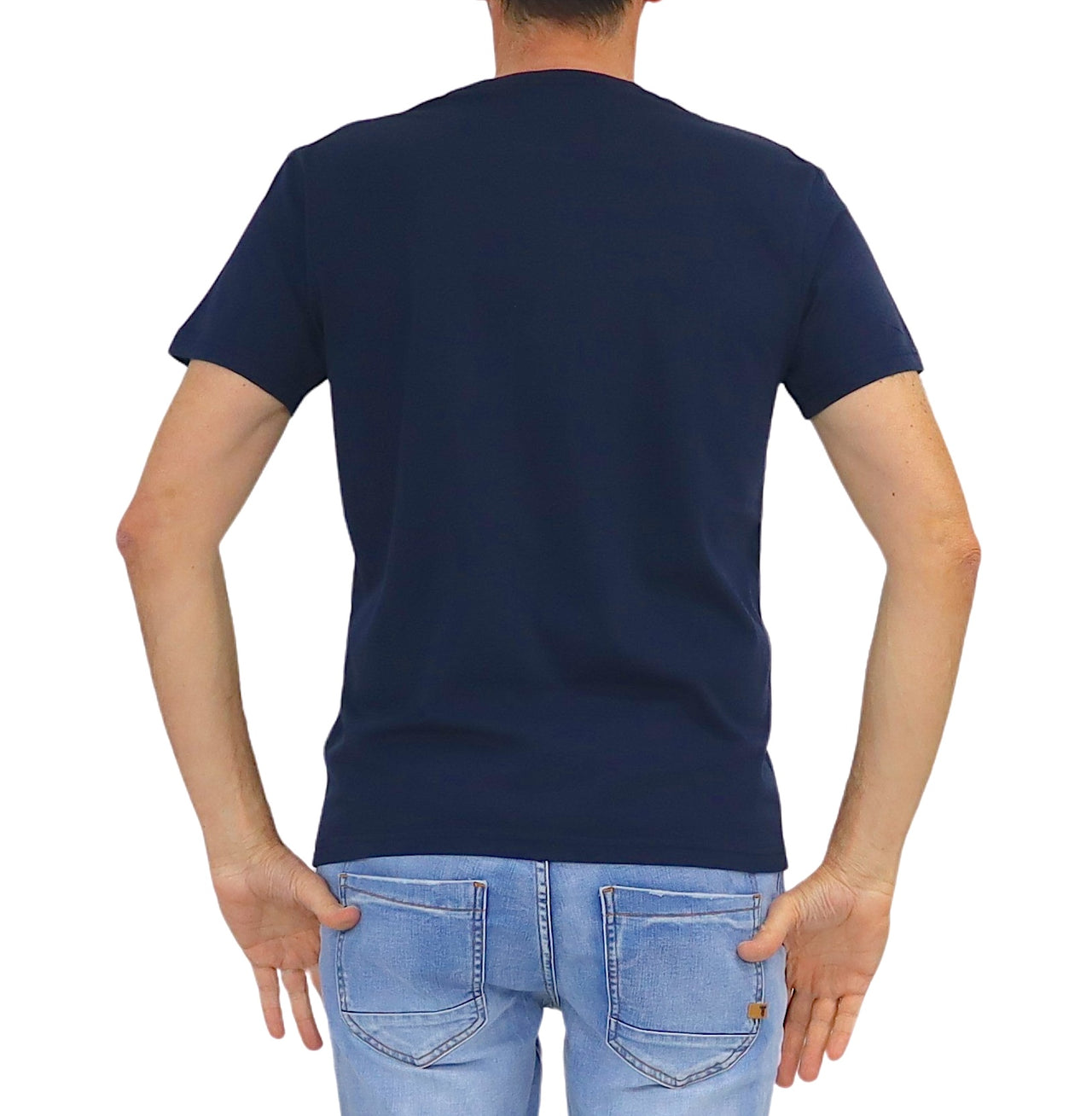 SHOCKLY t-shirt uomo girocollo stampa margarita cotone TS MARGARITA 4T1115 BLU estate 2026