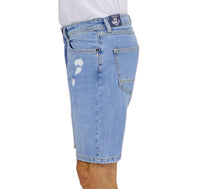 Thumbnail for TAKE TWO bermuda uomo jeans stretch ADAM UK05402 BLU CHIARO estate 2026