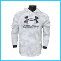 Thumbnail for UNDER ARMOUR felpa uomo cotone cappuccio fisso 1377185 100 BIANCO estate 2023
