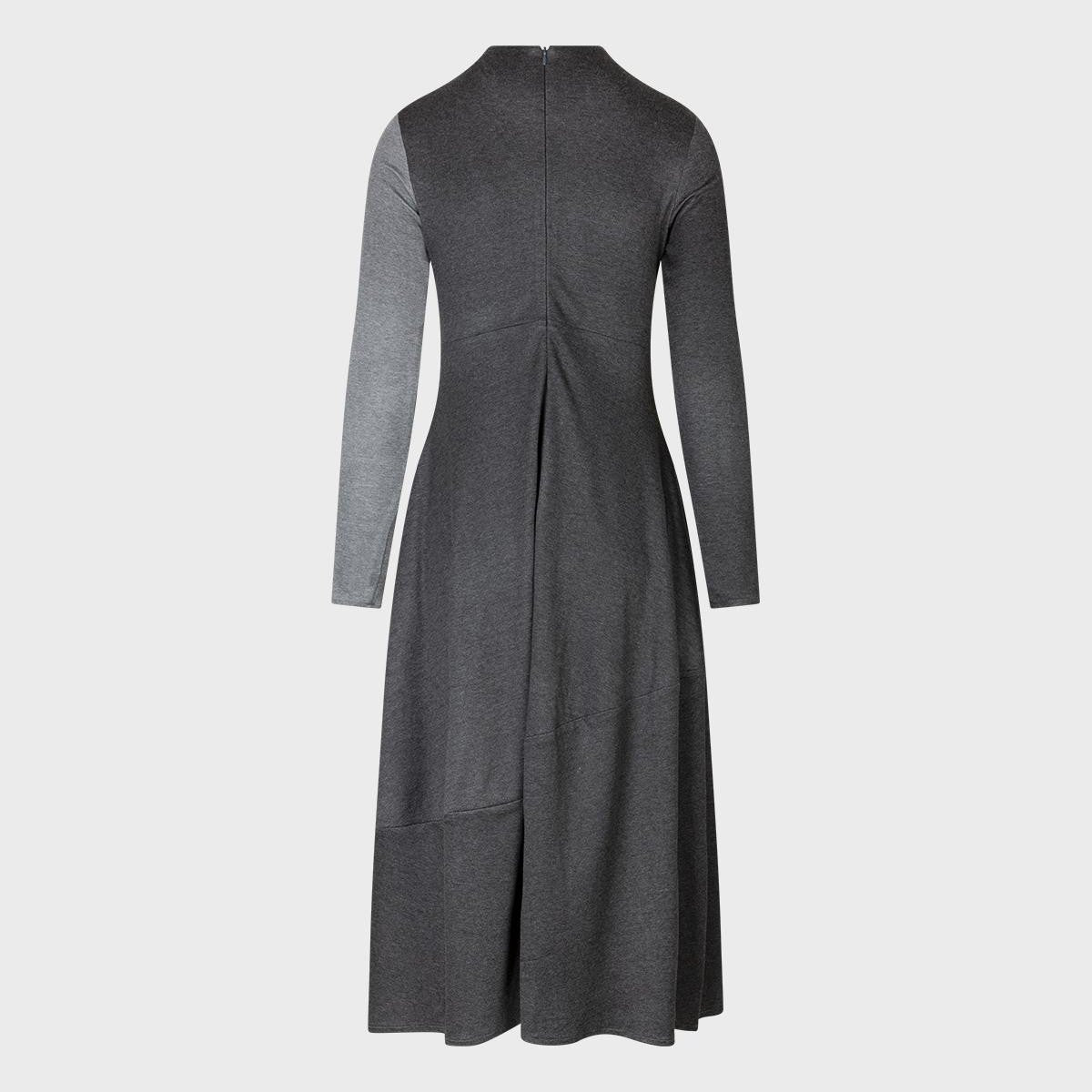 SANDRO FERRONE abito donna lungo S23YBEBERTUZZI BICOLORE GRIGIO inverno 2024