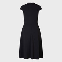 Thumbnail for SANDRO FERRONE abito donna crepe stretch S18YBEAMARGANZABIS NERO inverno 2024