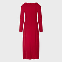 Thumbnail for SANDRO FERRONE abito donna lungo crepe S23YBEBACARE ROSSO  RUBINO inverno 2024
