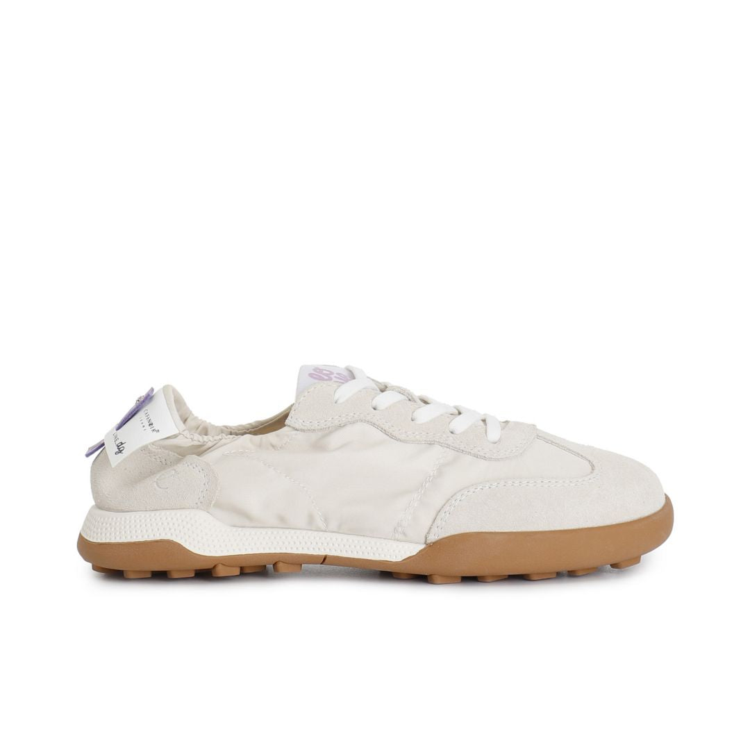 CAFèNOIR scarpe donna sneaker tessuto pelle scamosciata C1DG9601 W022 PANNA estate 2025