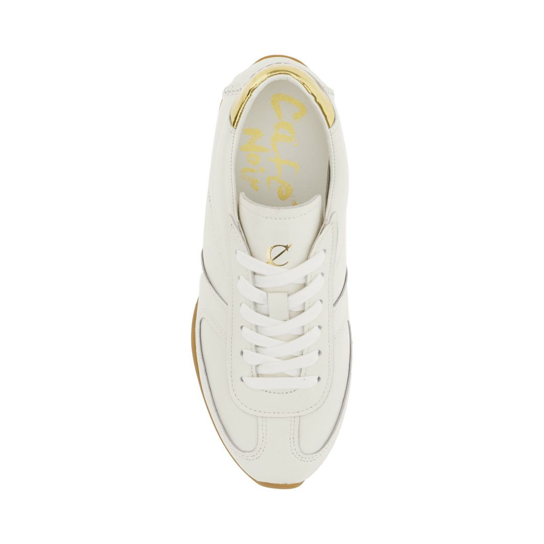 CAFèNOIR scarpe donna sneaker lacci pelle C1DL4522 W001 BIANCO estate 2026