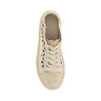 Thumbnail for CAFèNOIR scarpe donna sneaker pelle scamosciata corda pizzo C1DM6060 M008 BEIGE estate 2026