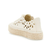 Thumbnail for CAFèNOIR scarpe donna sneaker tessuto corda pizzo C1DM9060 M008 BEIGE estate 2026