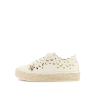 Thumbnail for CAFèNOIR scarpe donna sneaker tessuto corda pizzo C1DM9060 M008 BEIGE estate 2026