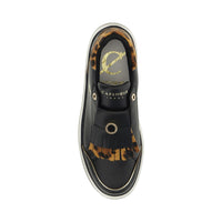 Thumbnail for CAFèNOIR scarpe donna sneaker slip on pelle C1DS1007 N013 NERO CAVALLINO inverno 2025