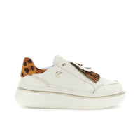 Thumbnail for CAFèNOIR scarpe donna sneaker slip on pelle C1DS1007 W093 PANNA CAVALLINO inverno 2025