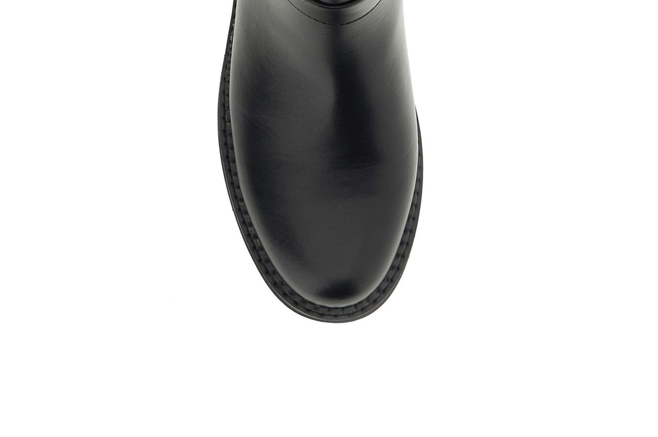 CAFèNOIR stivali alti donna tacco 35 similpelle cerniera C1EA9204 N001 NERO inverno 2025