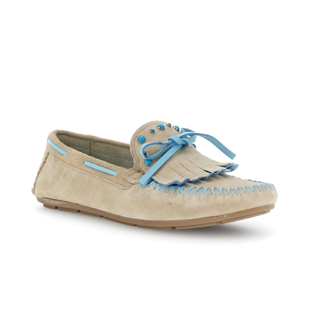CAFèNOIR scarpe donna mocassino casual basso pelle scamosciata C1EF6003 M006 BEIGE estate 2026
