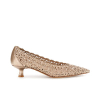 Thumbnail for CAFèNOIR scarpe donna décolleté ecopelle traforata punta tacco 45 C1EH9003 L013 BRONZO estate 2026