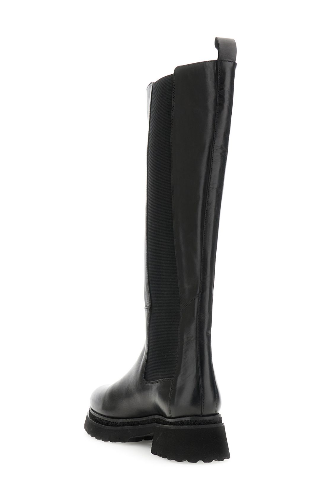 CAFèNOIR stivali alti donna tacco 40 pelle elastico beatles C1FD1003 N001 NERO inverno 2025