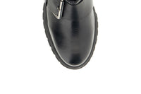 Thumbnail for CAFèNOIR stivali donna tronchetti pelle cerniera maxi fibbie C1FD1004 N001 NERO inverno 2025