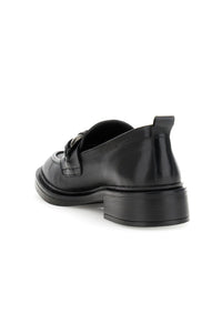 Thumbnail for CAFèNOIR scarpe donna mocassino pelle tacco basso C1GE1005 N001 NERO inverno 2025