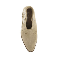 Thumbnail for CAFèNOIR stivaletti donna tronchetti pelle scamosciata traforati C1HB6112 M008 BEIGE estate 2026