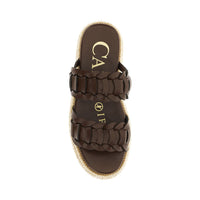 Thumbnail for CAFèNOIR sandali donna senza cinturino espadrillas zeppa cm.6 C1HH9012 M012 TESTA DI MORO estate 2026