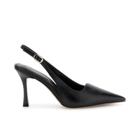Thumbnail for CAFèNOIR sandali donna slingback pelle punta tacco 80 C1NA4033 N078 NERO estate 2026
