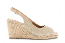 CAFèNOIR sandali donna zeppa espadrillas cm.8 C1XA9225 M032 BEIGE estate 2026