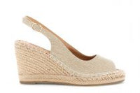 Thumbnail for CAFèNOIR sandali donna zeppa espadrillas cm.8 C1XA9225 M032 BEIGE estate 2026