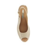 Thumbnail for CAFèNOIR sandali donna zeppa espadrillas cm.8 C1XA9225 M032 BEIGE estate 2026