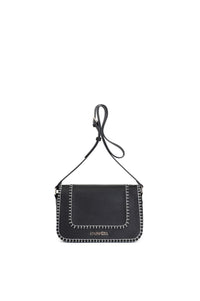 Thumbnail for CAFèNOIR borsa donna tracolla ecopelle small postina C3MC0808 N001 NERO estate 2025