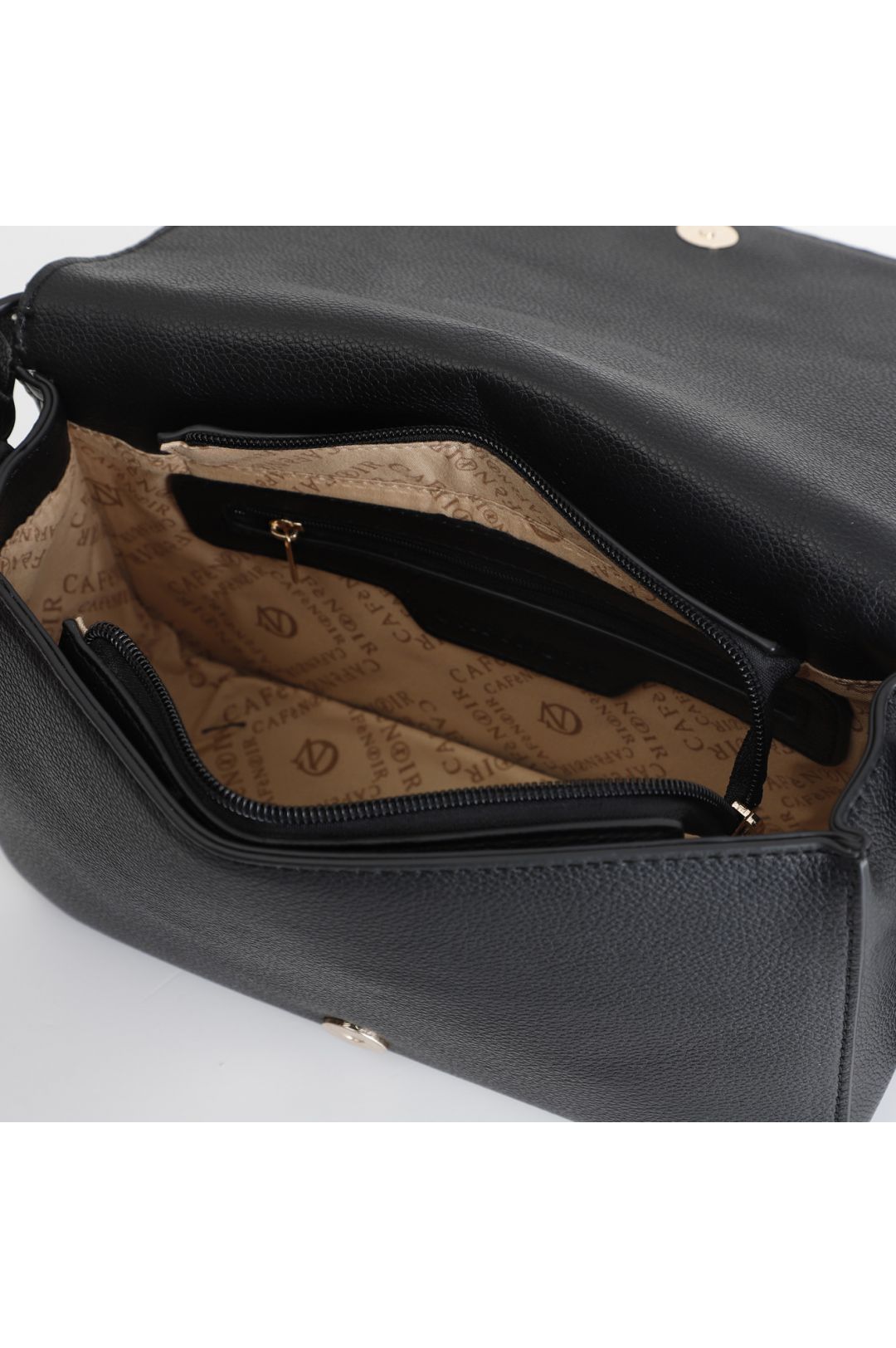 CAFèNOIR borsa donna tracolla ecopelle small postina C3MC0808 N001 NERO estate 2025
