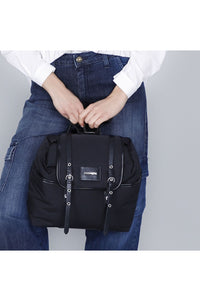 Thumbnail for CAFèNOIR borsa donna zaino nylon media C3ME0902 N001 NERO inverno 2025