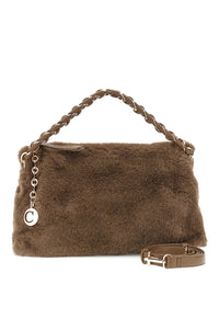 Thumbnail for CAFèNOIR borsa donna pelliccia sintetica C3NB0906 M084 VISONE MARRONE inverno 2025