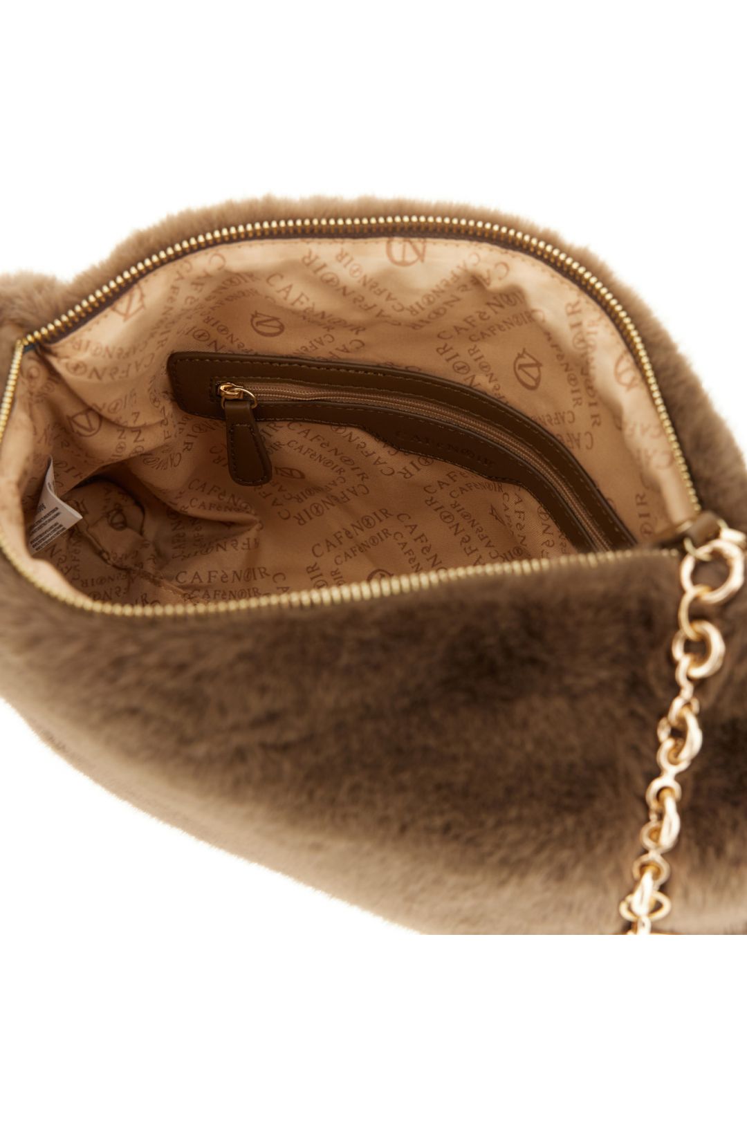 CAFèNOIR borsa donna pelliccia sintetica C3NB0906 M084 VISONE MARRONE inverno 2025