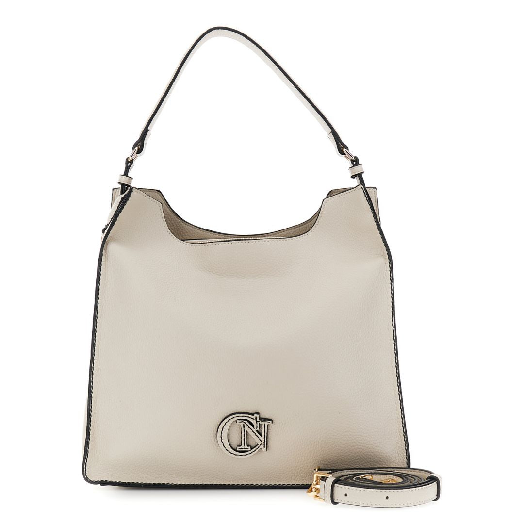 CAFèNOIR borsa donna a spalla ecopelle large quadrata C3NE1013 L007 AVORIO estate 2026