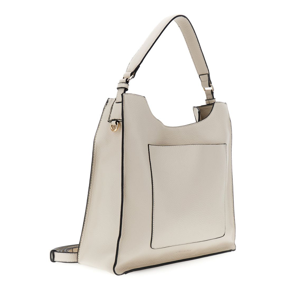 CAFèNOIR borsa donna a spalla ecopelle large quadrata C3NE1013 L007 AVORIO estate 2026